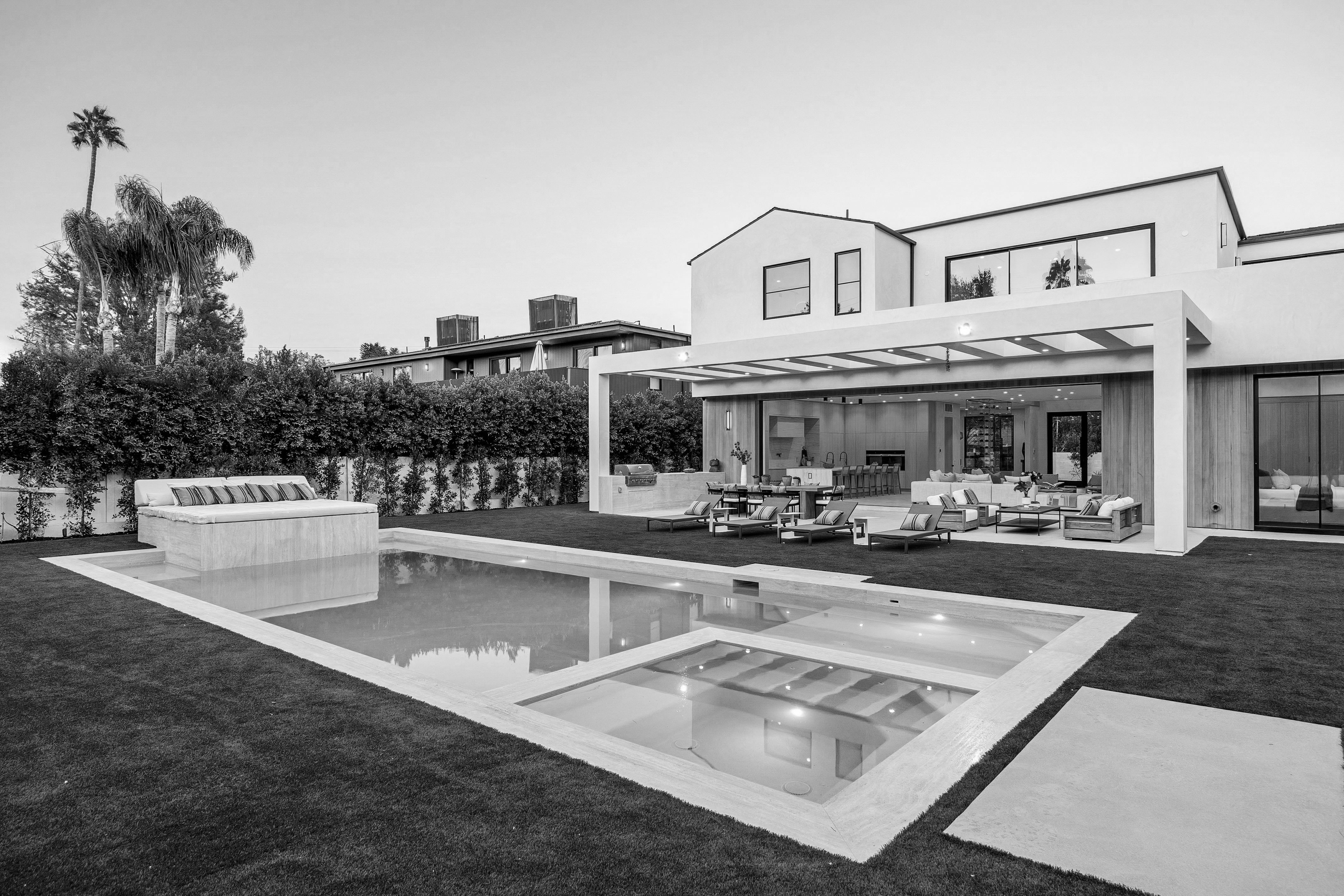 Luxury Home Back View