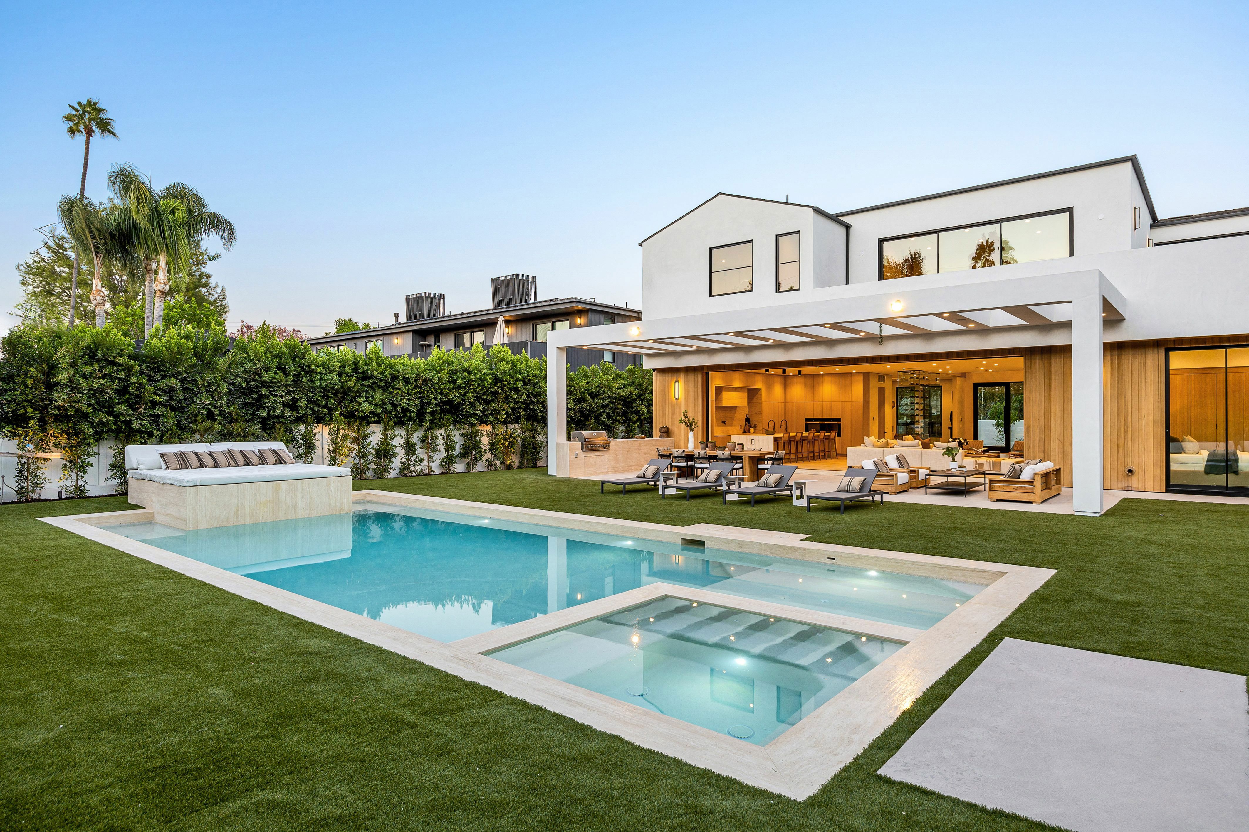 Luxury Home Back View Colour